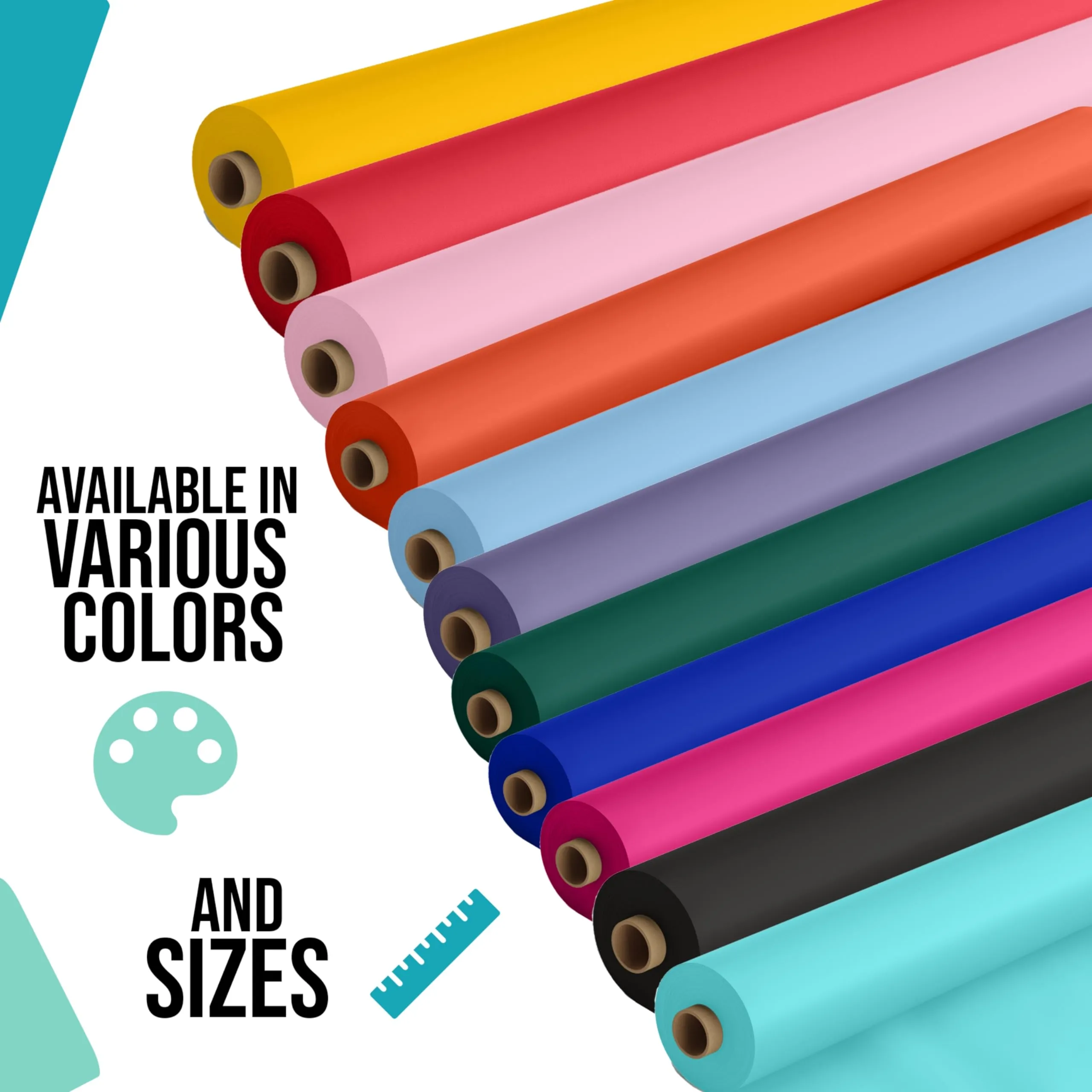 40 In. x 300 Ft. Premium Silver Table Roll