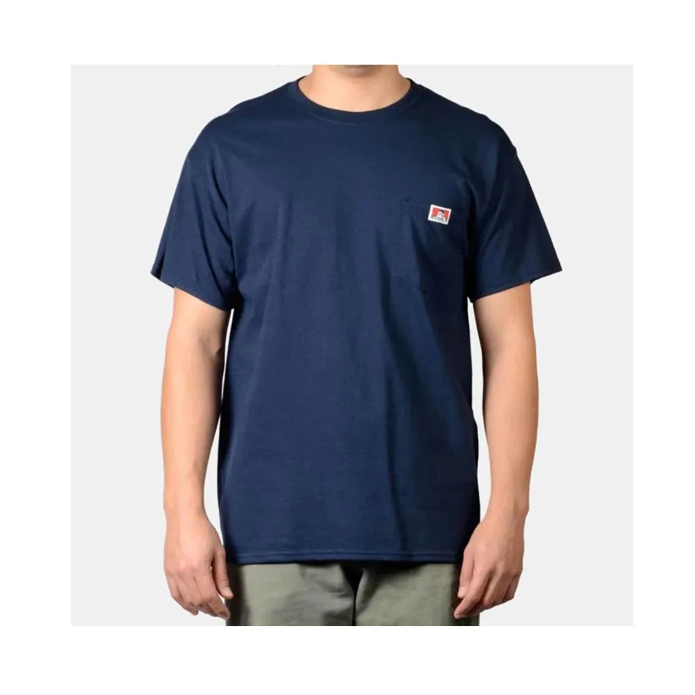 Ben Davis Classic Label Pocket T-Shirt Navy 9028 NVY