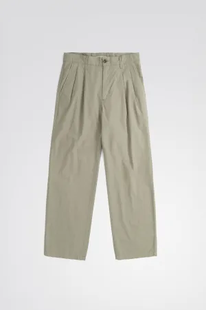 Benn Relaxed Typewriter Pleated Trouser Clay