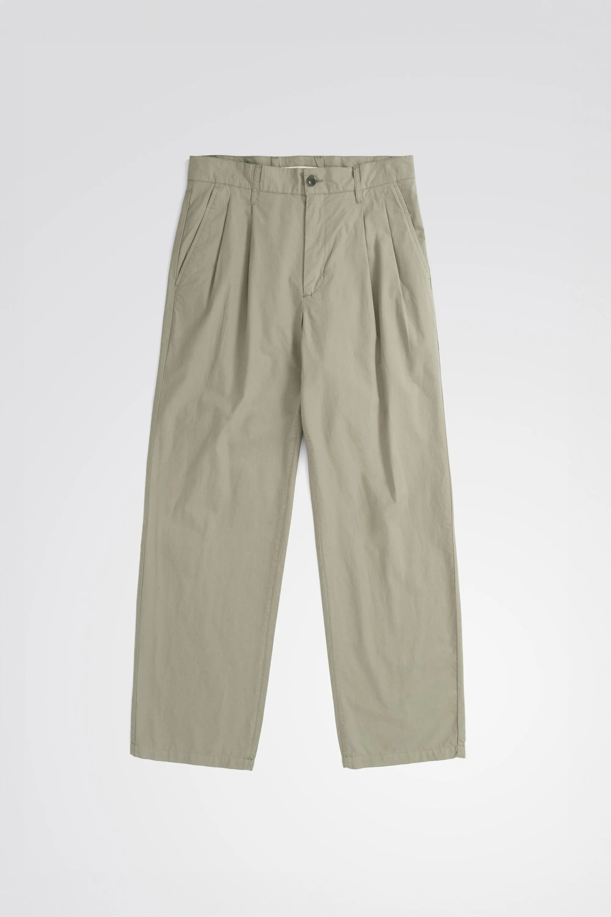 Benn Relaxed Typewriter Pleated Trouser Clay