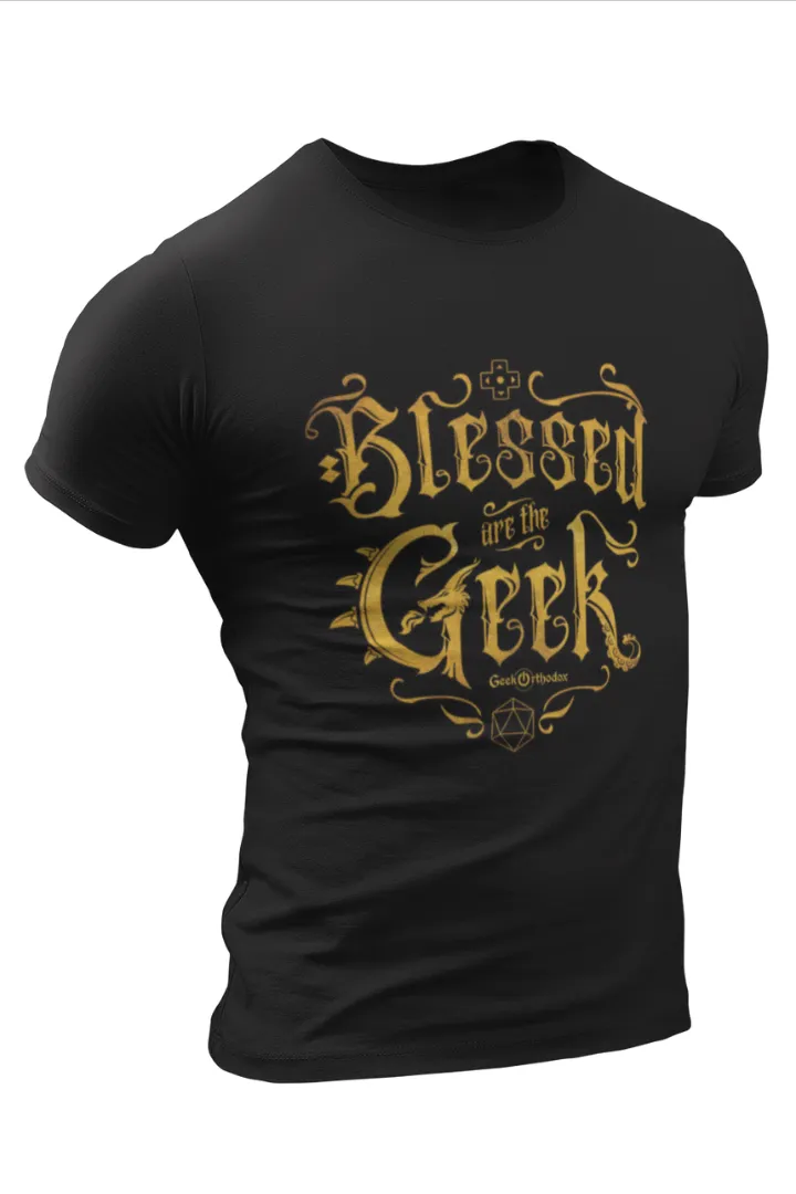 Blessed Are the Geek | Unisex Nerdy Scripture T-Shirt - Premium Cotton Blend
