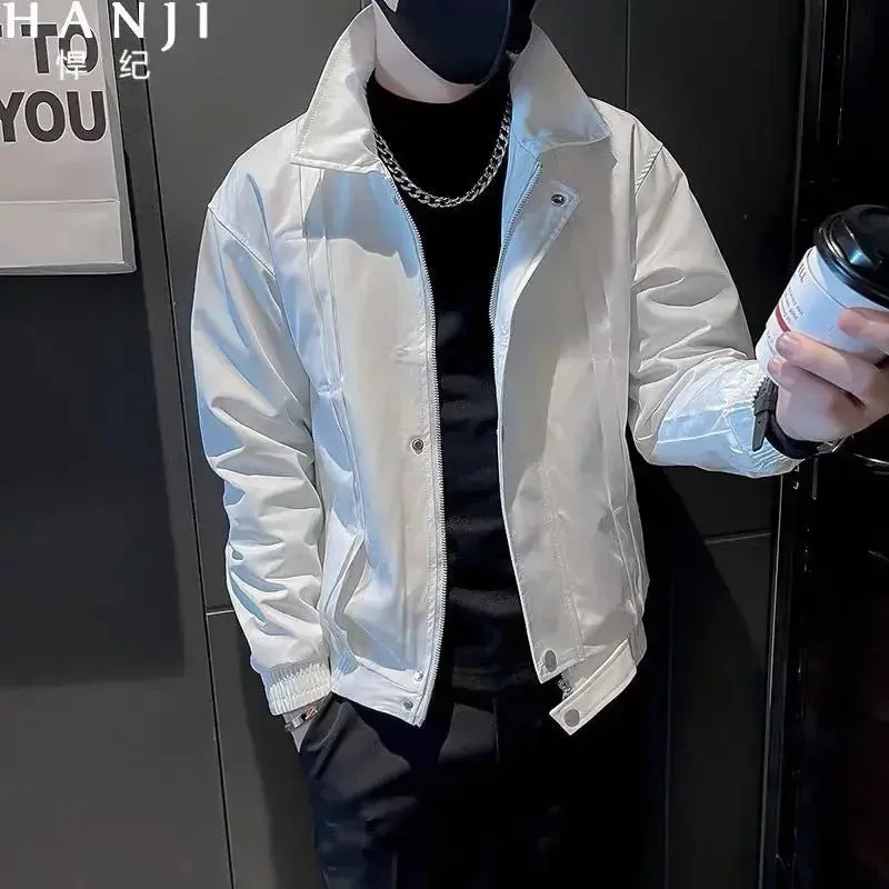Bonsir Trendy Casual Male Coats Cheap Clothes Offer Deals Aesthetic Original Brands Clothing Fashion 2024 Harajuku Men's Cargo Jackets