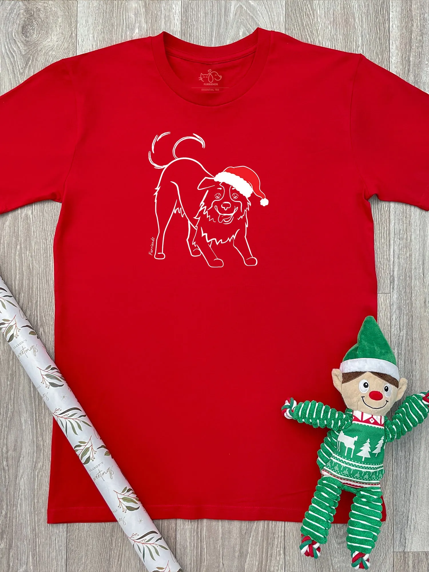 Border Collie Christmas Edition Essential Unisex Tee