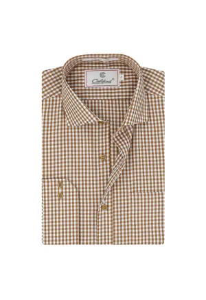 Brown Glen checks / ITALIAN 102383-7