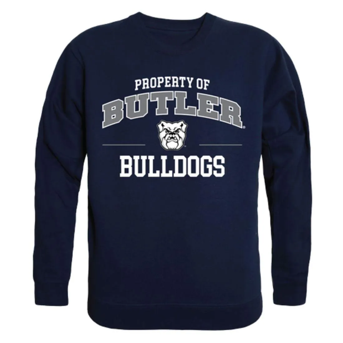Butler University Bulldog Property Crewneck Pullover Sweatshirt Sweater Navy