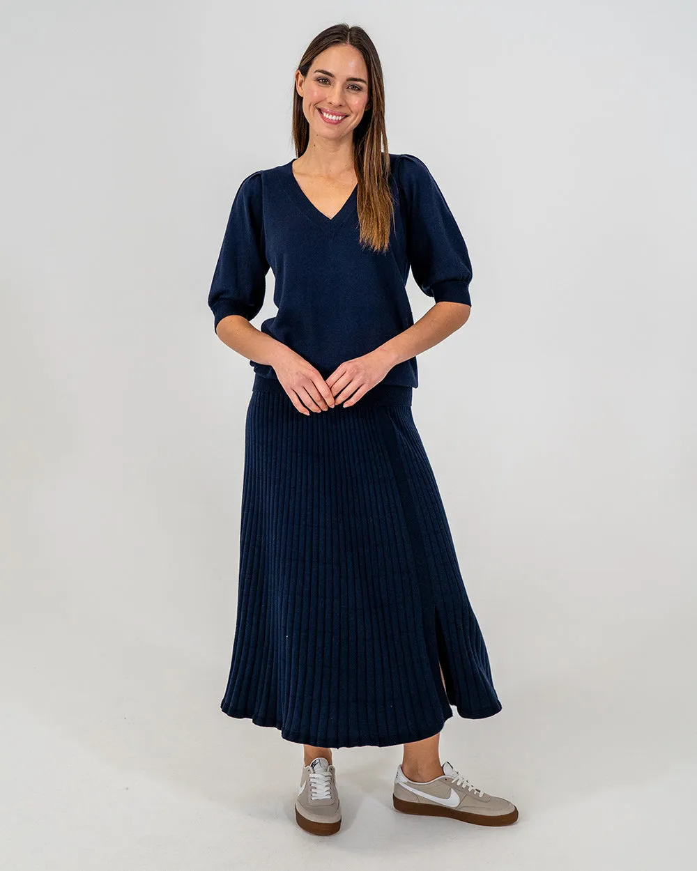 CALLIE SKIRT - NAVY