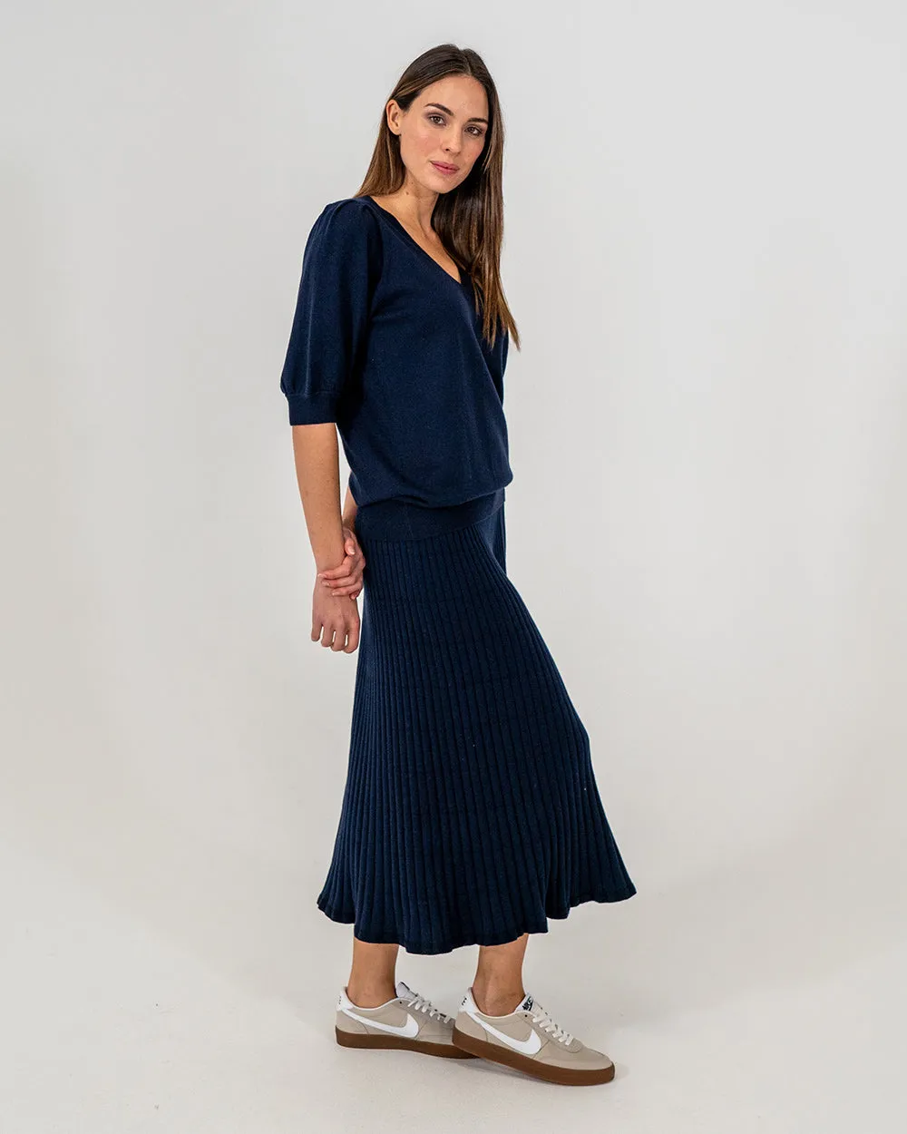 CALLIE SKIRT - NAVY