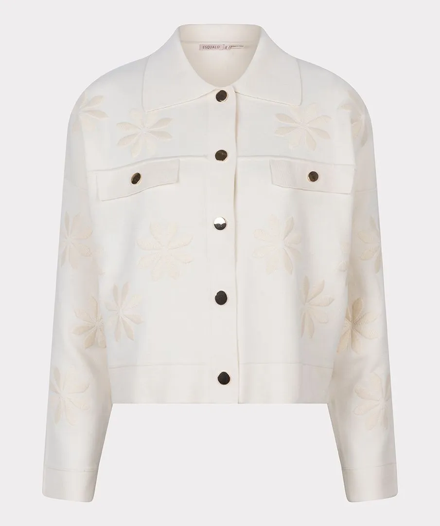 Cana Cardigan Boxy Embroidery - EsQualo SP2427011