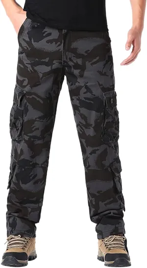 Cargo Sweatpants for Men Big and Tall Overalls Casual Pocket Sport Work Casual Trouser Pants Big and Tall Sweatpants