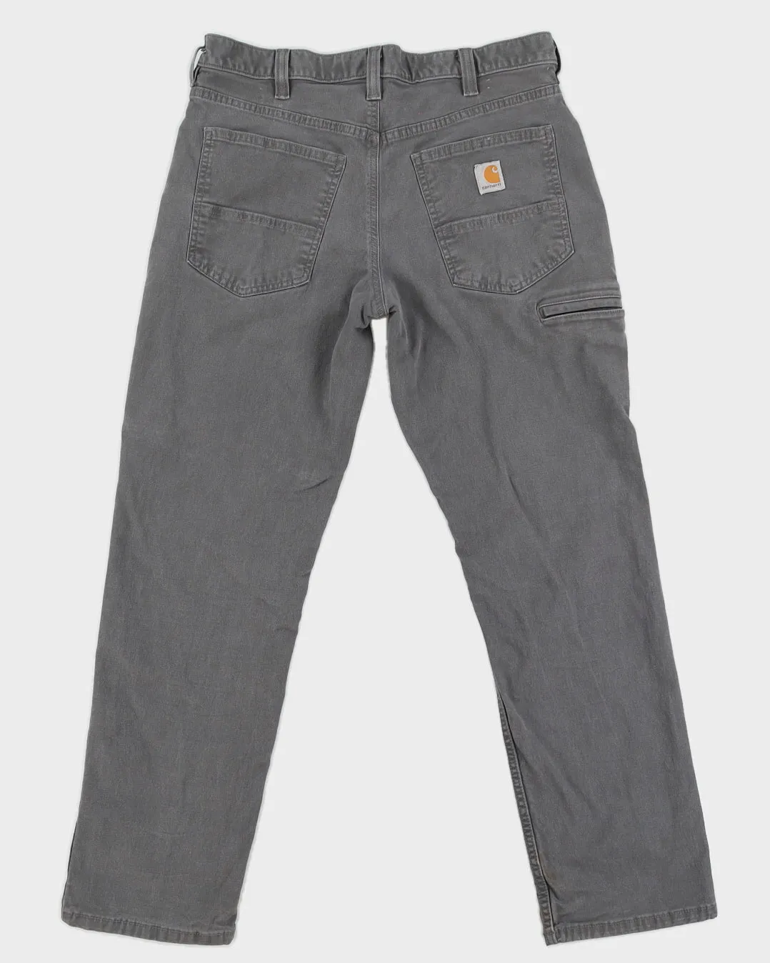 Carhartt Grey Relaxed Fit Trousers - W35 L30
