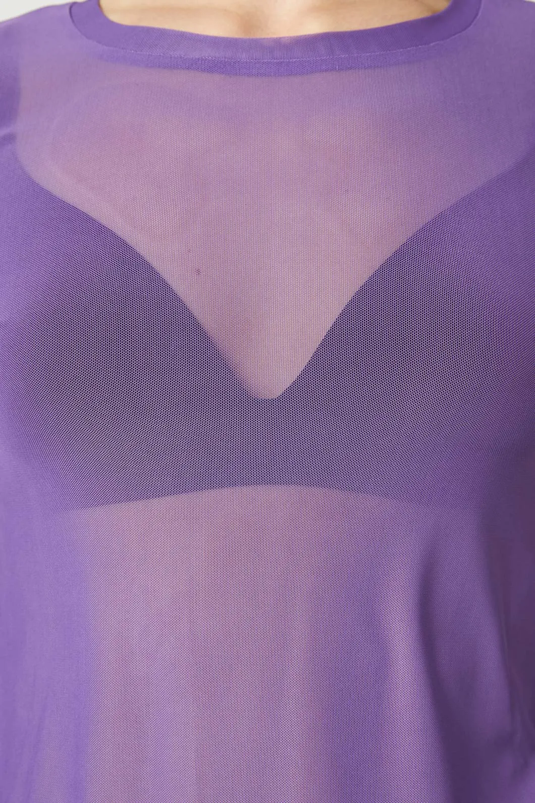 Classic Plain Mesh Top