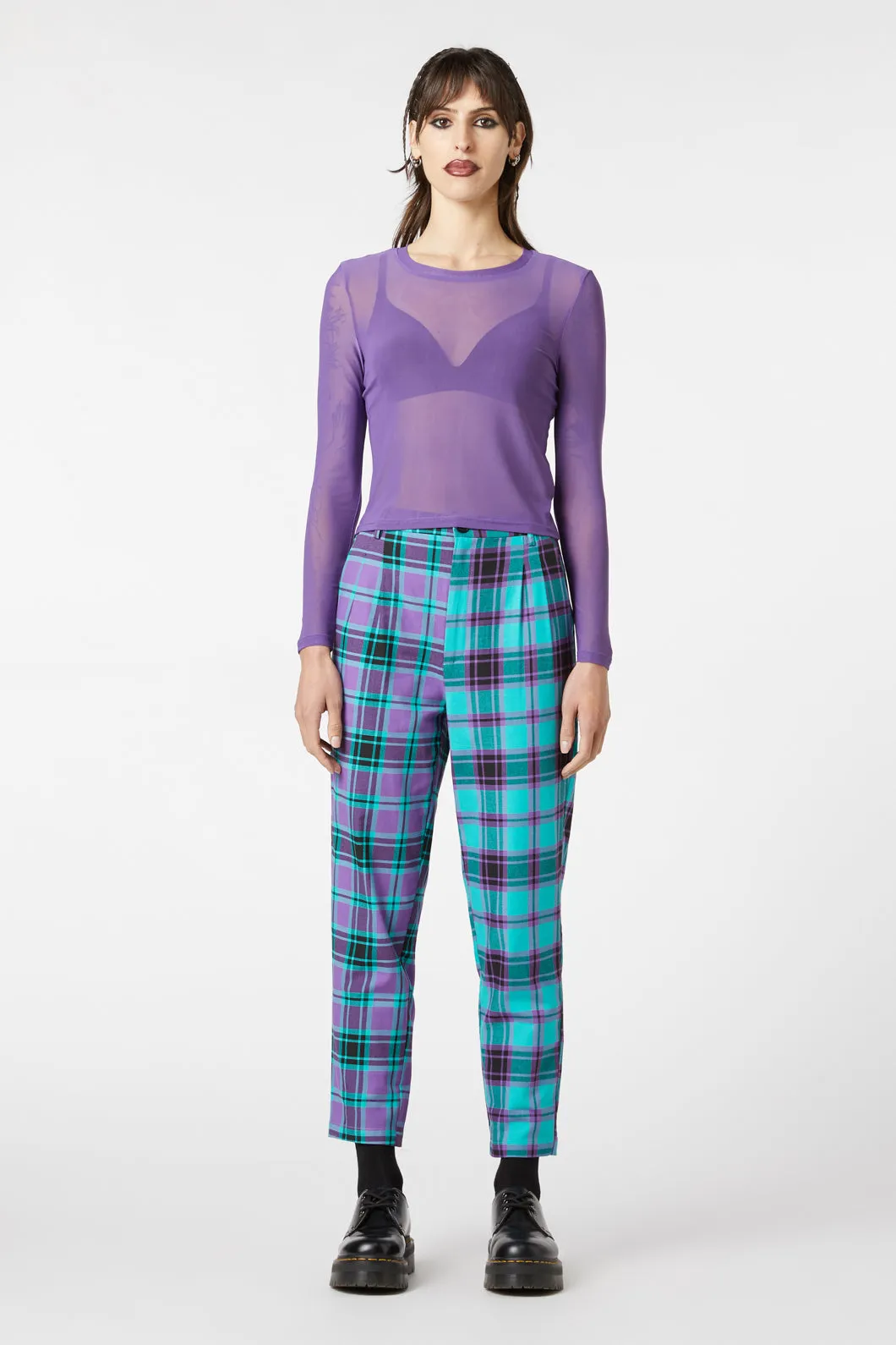 Classic Plain Mesh Top