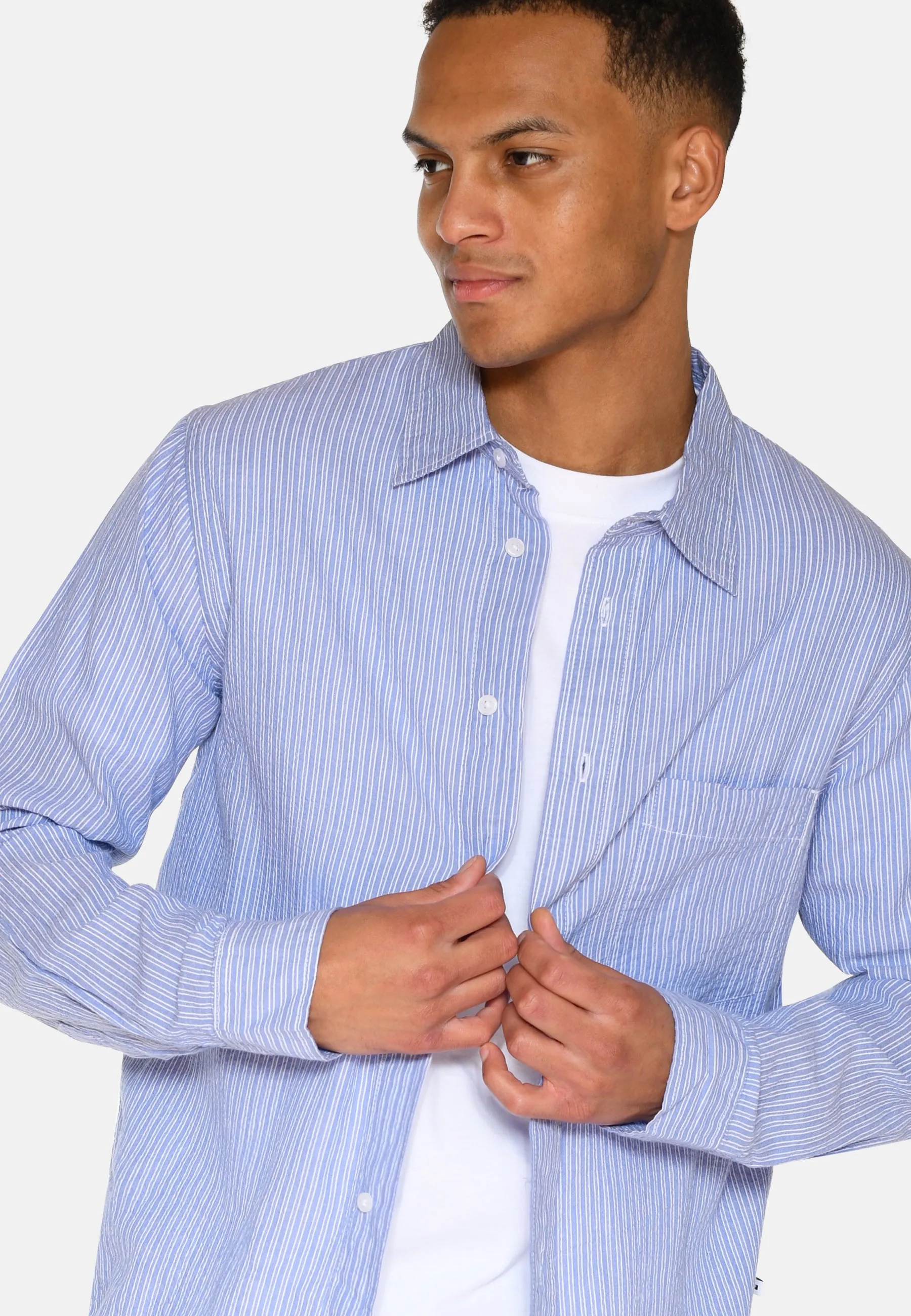 Colt long sleeved reg shirt 4145 - Blue Horizon