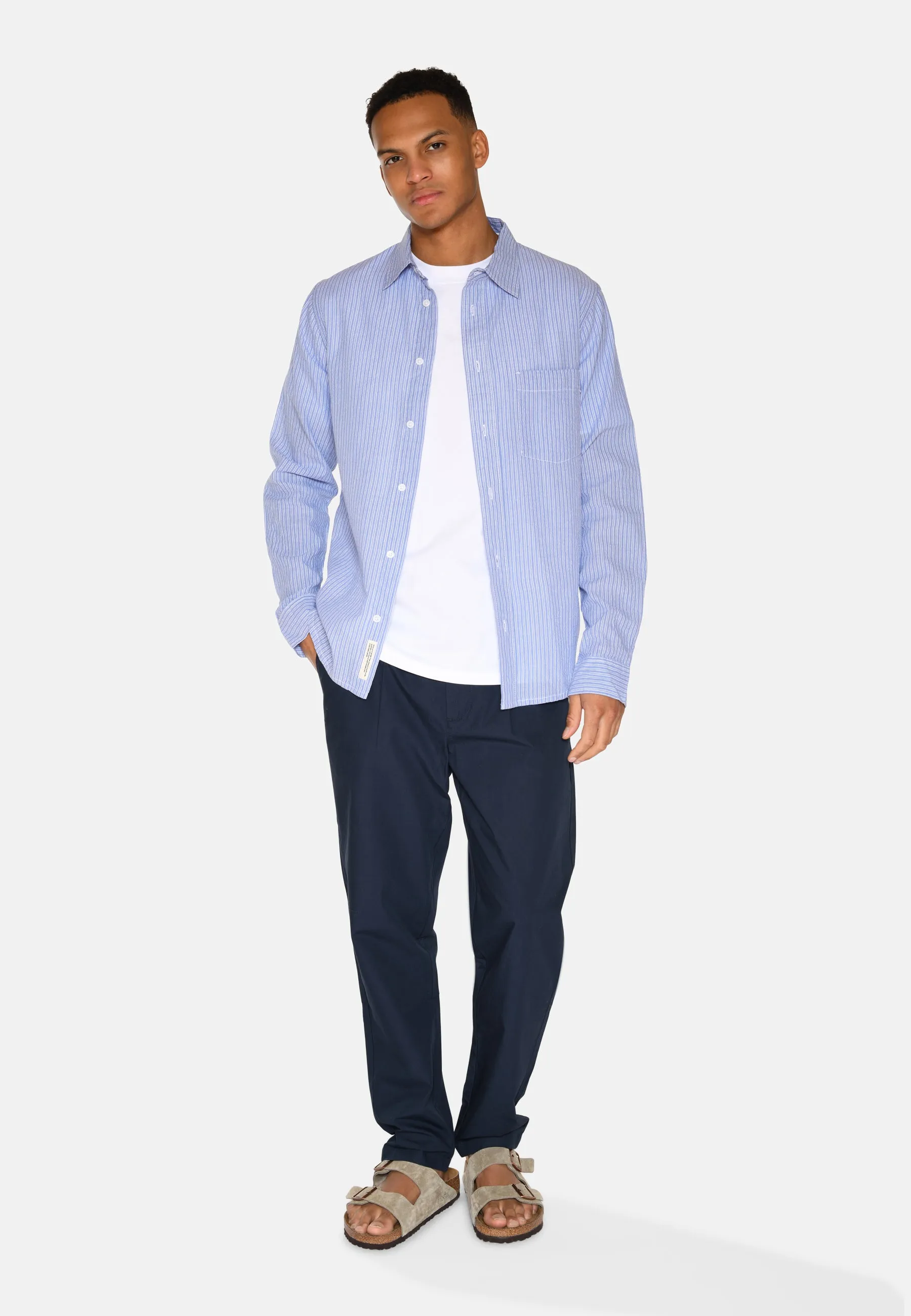 Colt long sleeved reg shirt 4145 - Blue Horizon