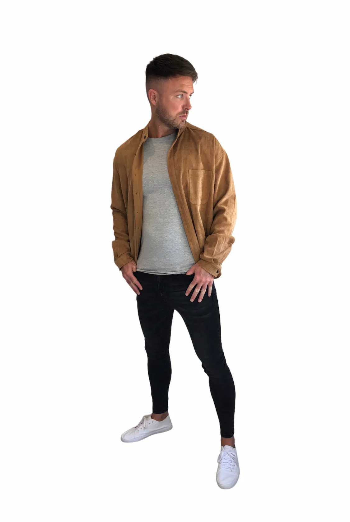 Corduroy Overshirt Rustic Tan