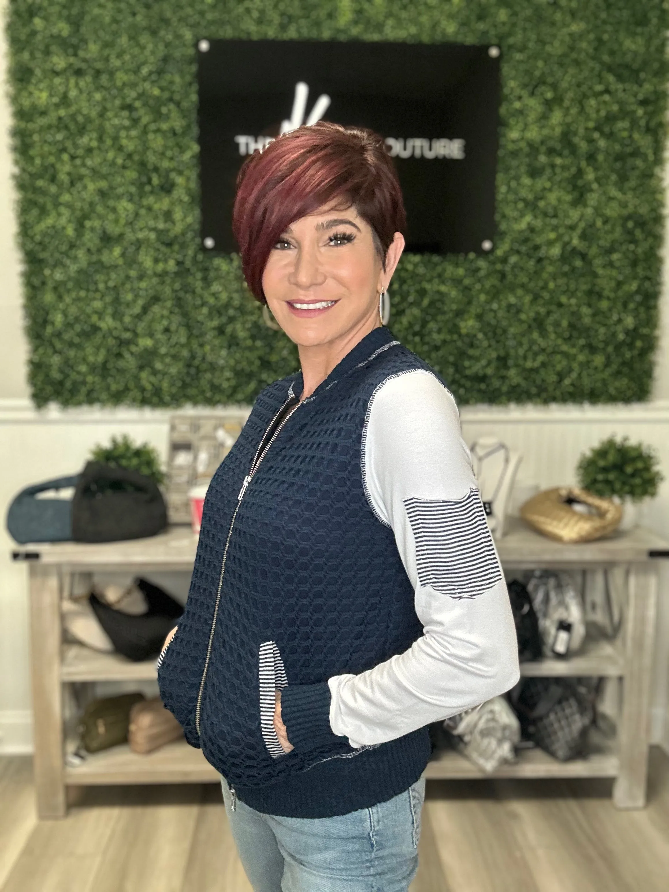 Crochet Bomber Jacket