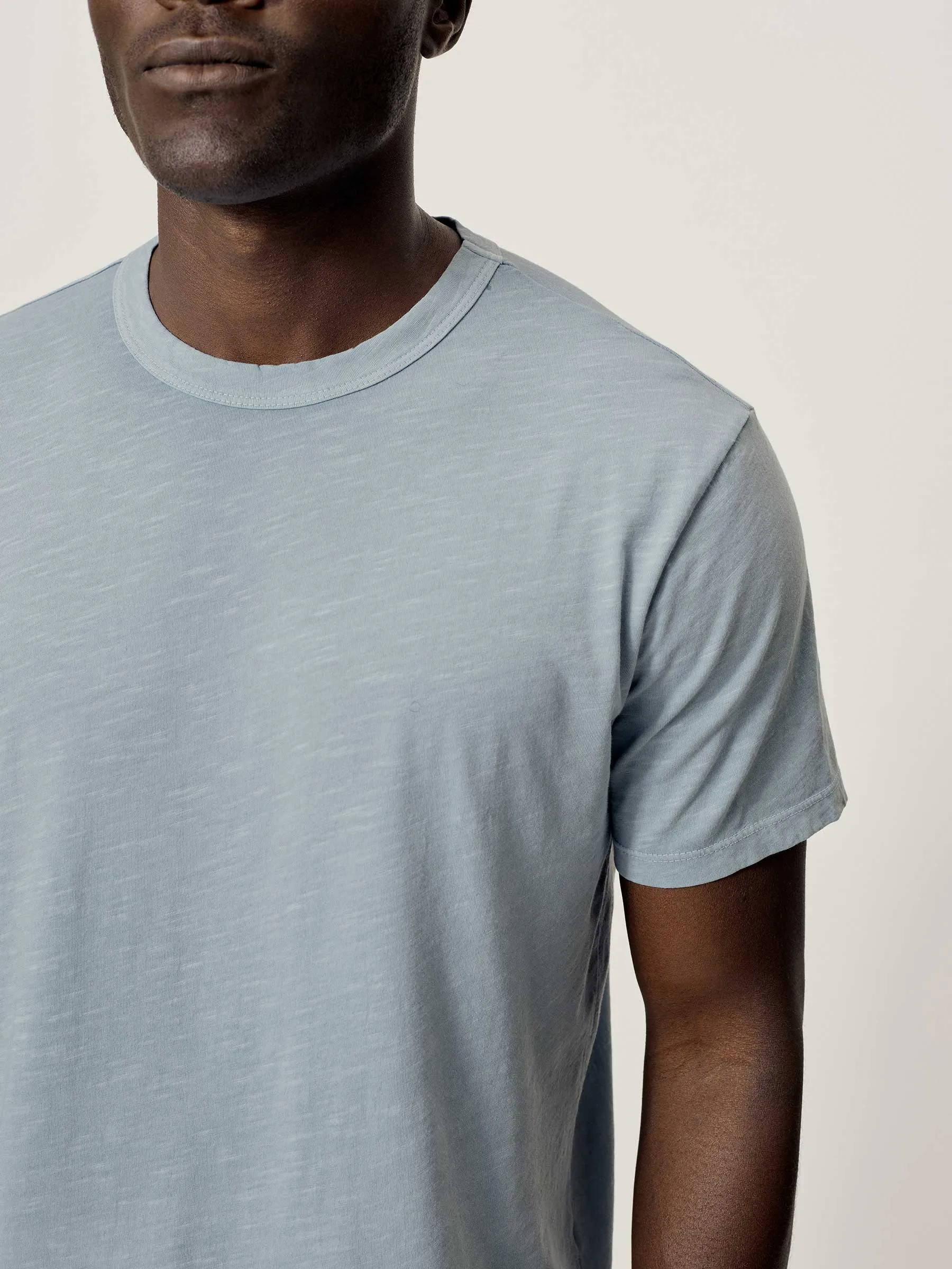Cruz Venice Wash Slub Curved Hem Tee