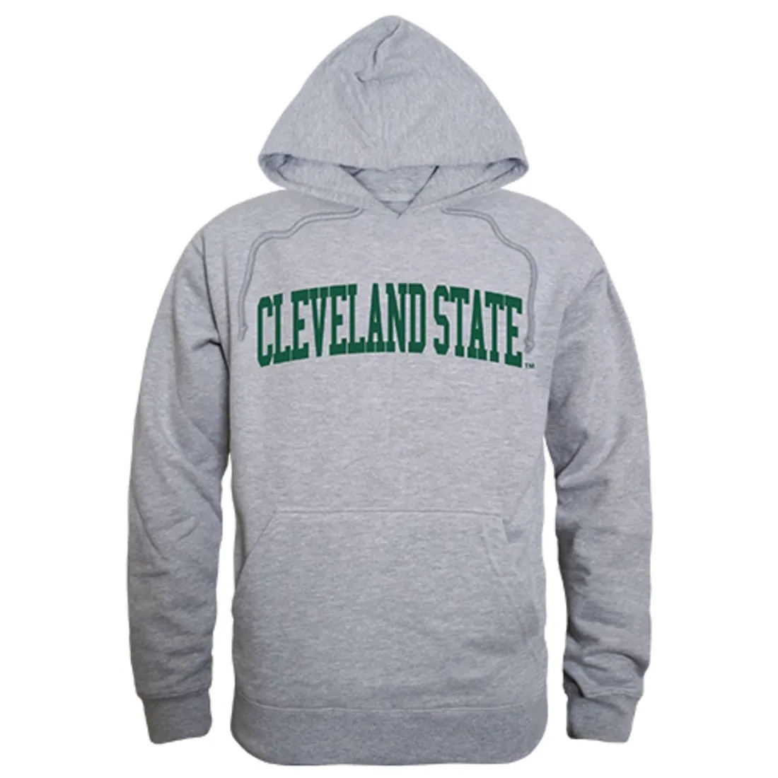 CSU Cleveland State University Game Day Hoodie Sweatshirt Heather Grey
