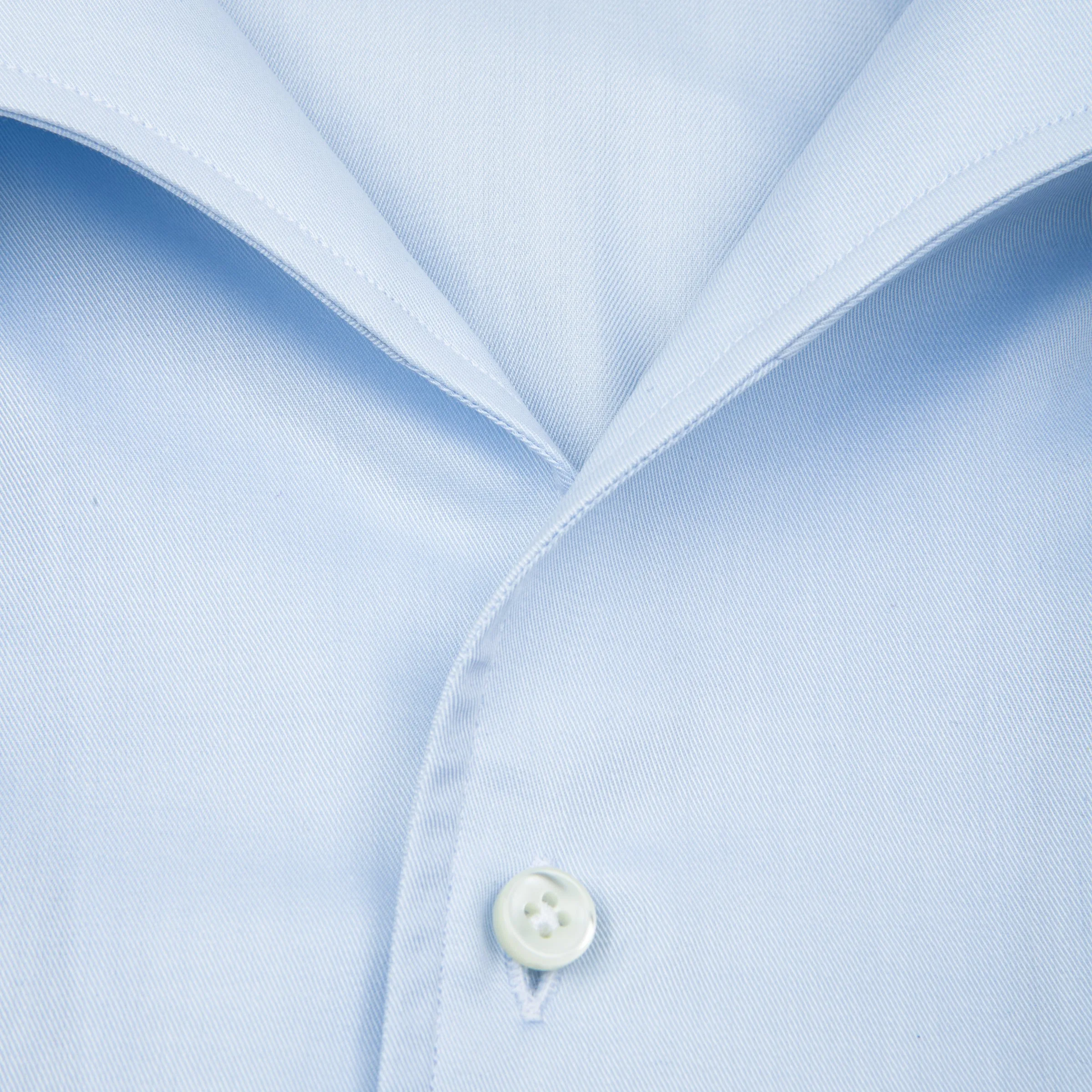 Double Button Down Twill Sportshirt Blue