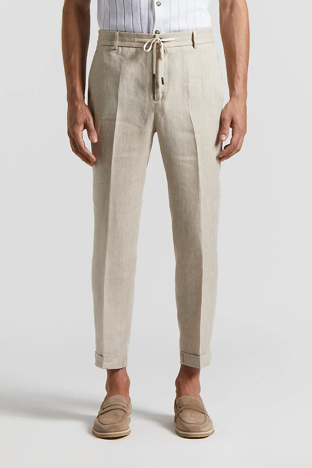Ermenegildo Zegna pure linen jogger trousers