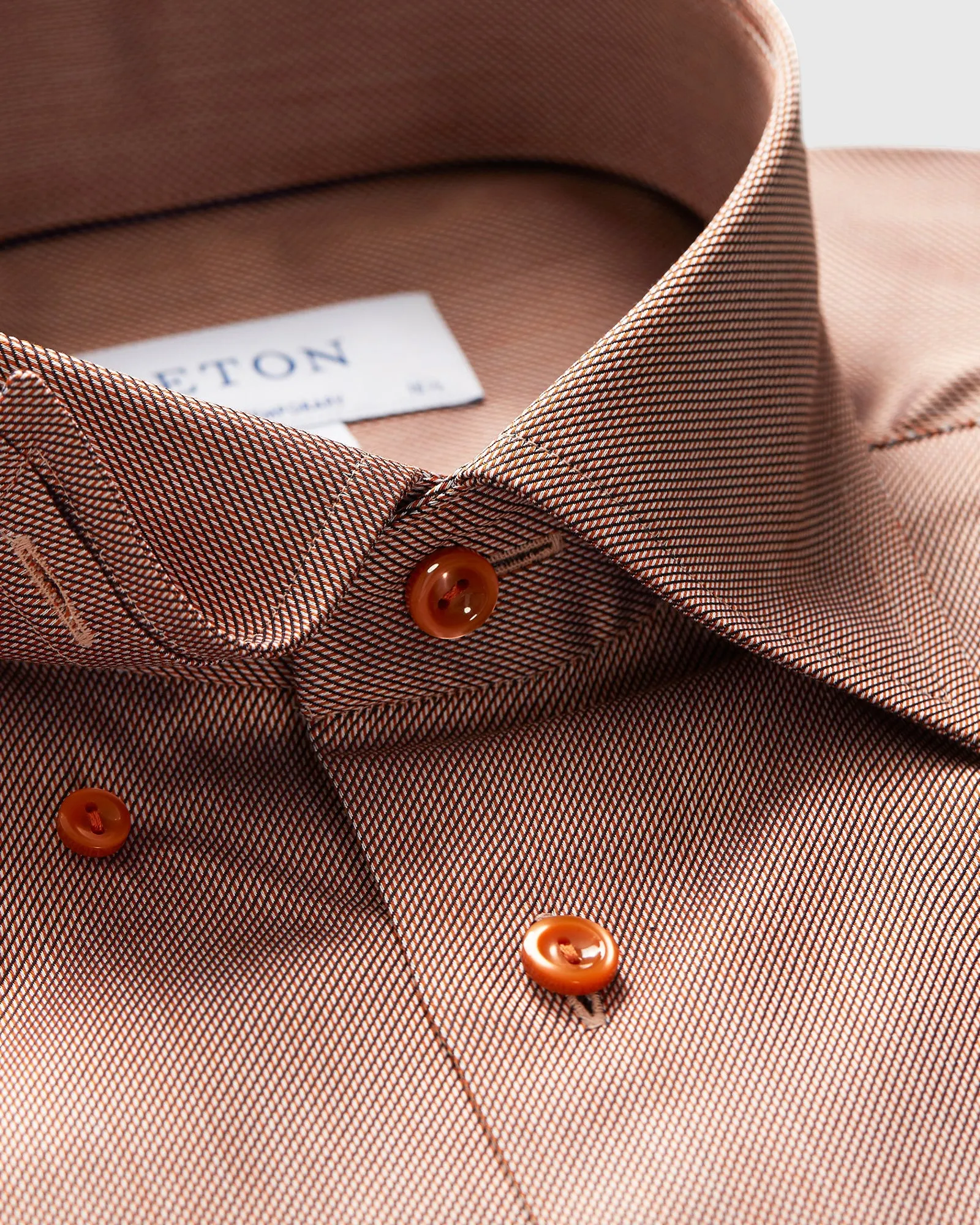 ETON 3429795384740 EXTRA LONG SLEEVE RUST SLIM SC SHIRT