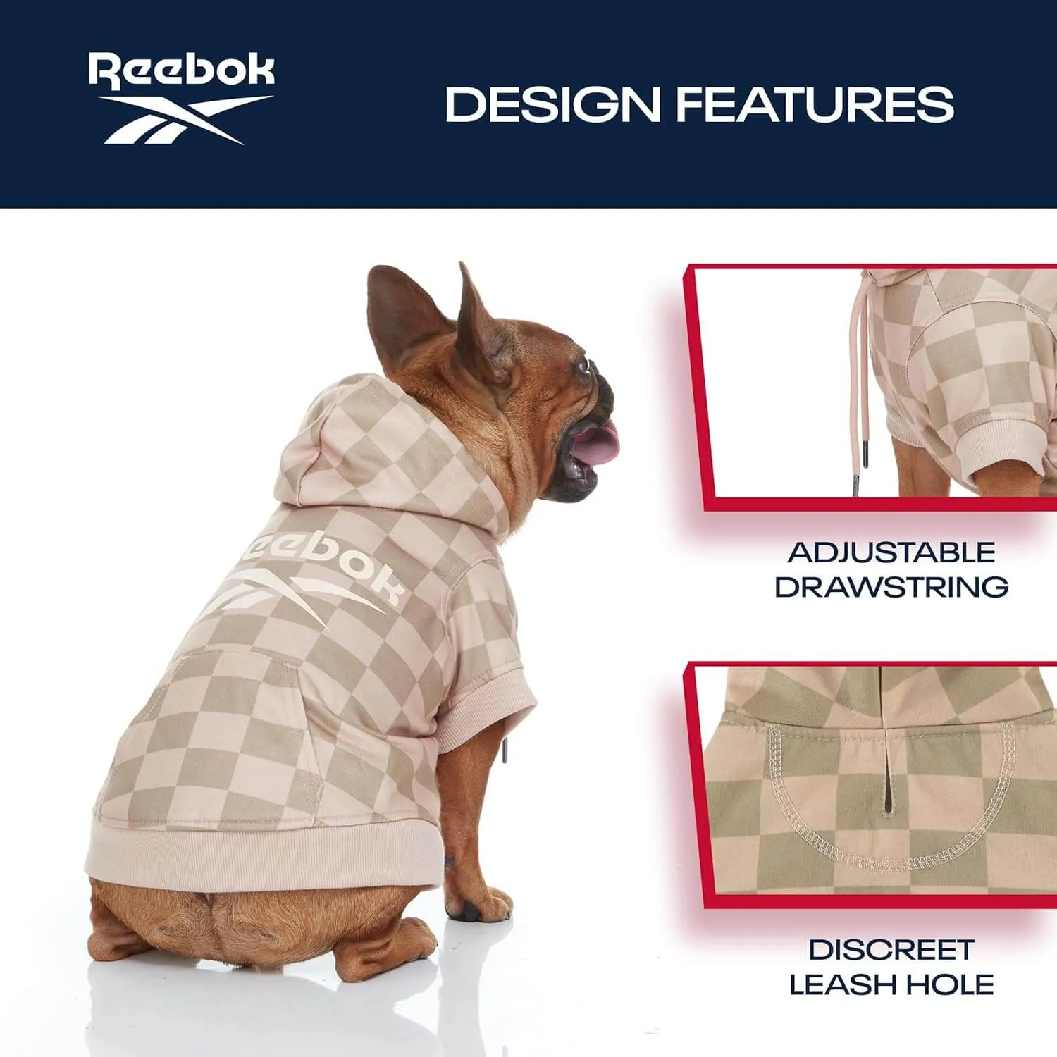 Fleece Dog Sweater with Leash Hole
