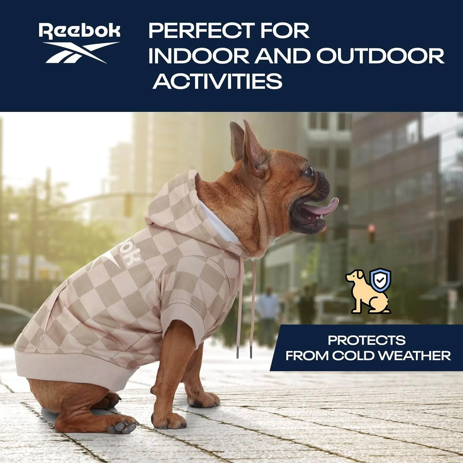 Fleece Dog Sweater with Leash Hole