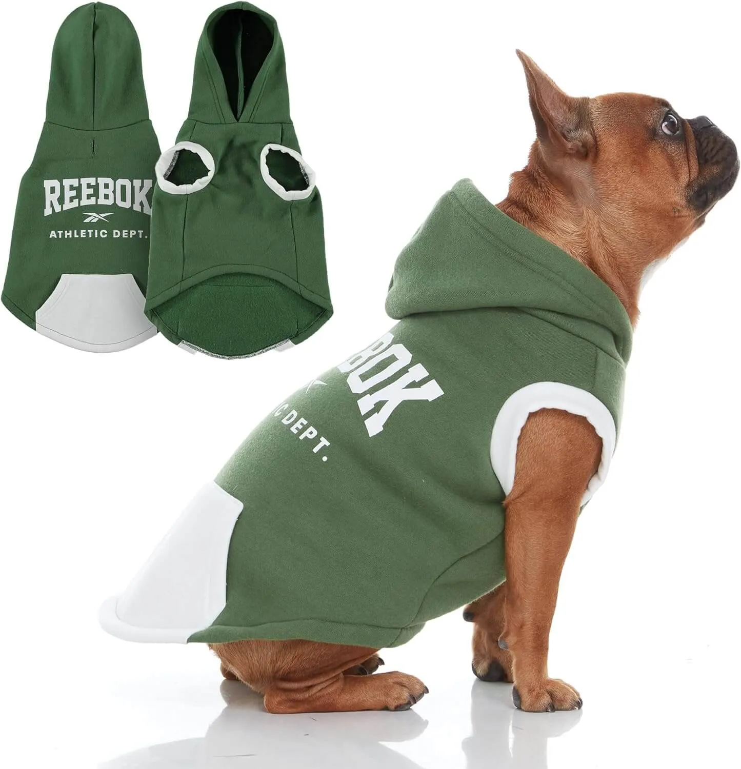 Fleece Dog Sweater with Leash Hole
