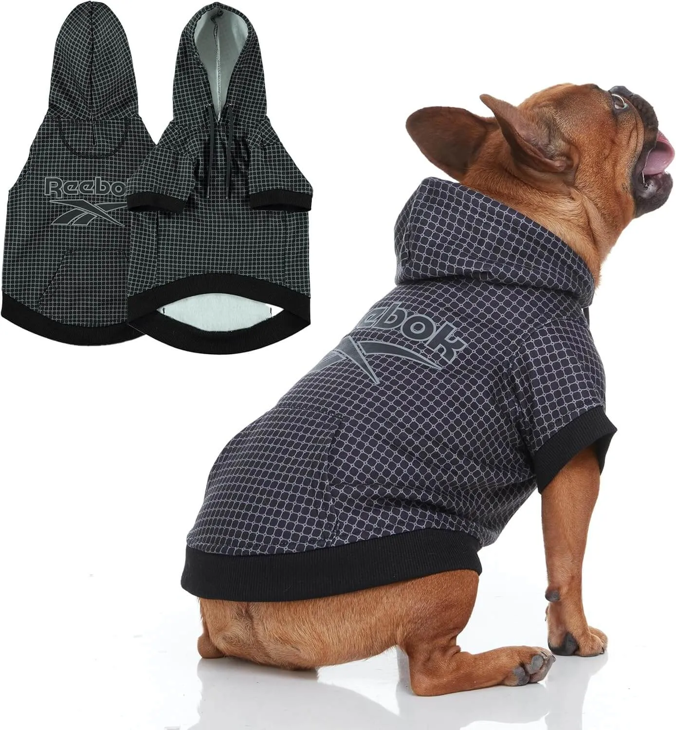 Fleece Dog Sweater with Leash Hole
