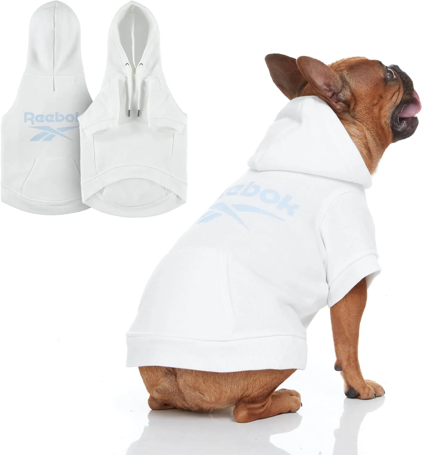 Fleece Dog Sweater with Leash Hole
