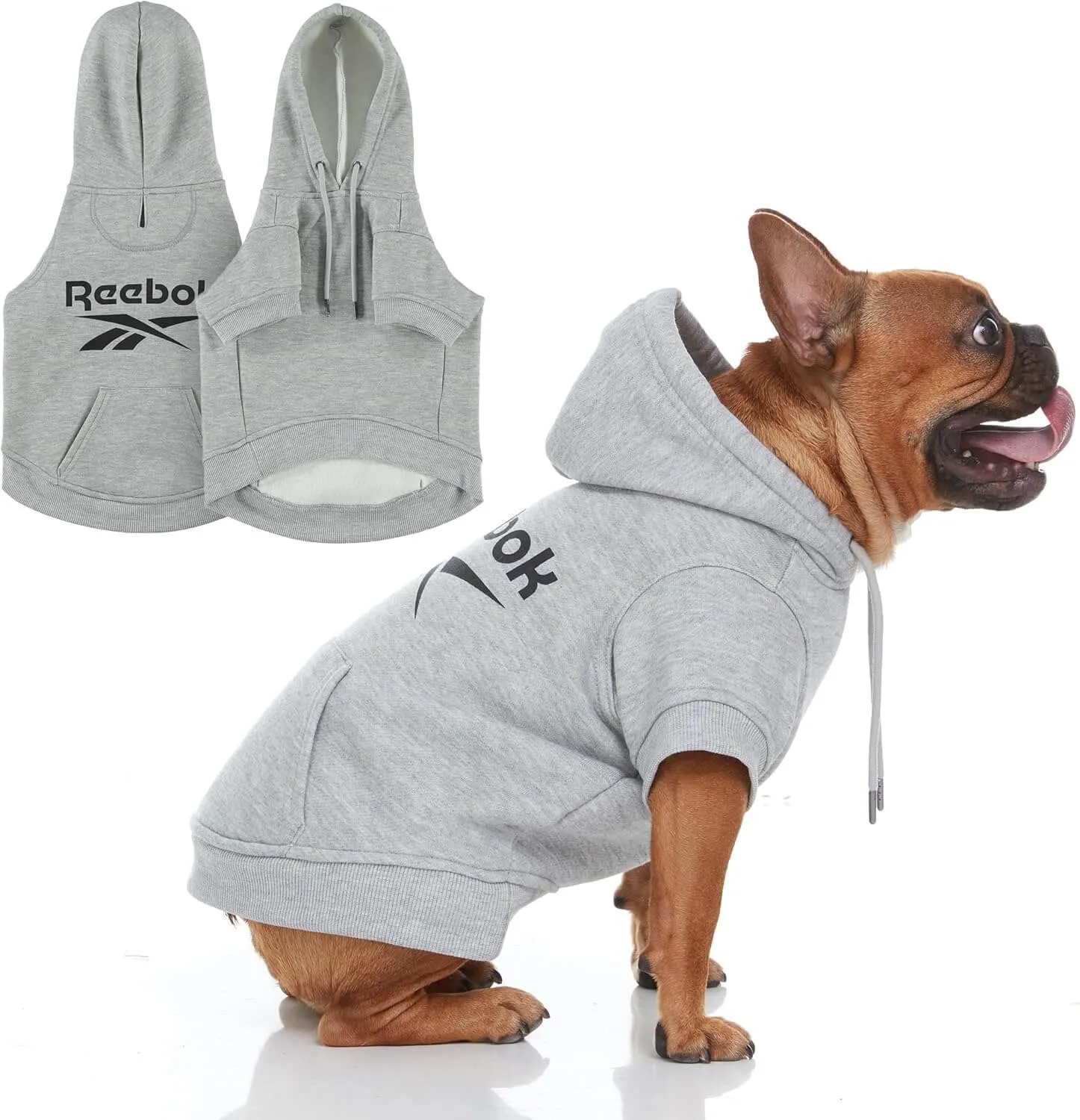 Fleece Dog Sweater with Leash Hole