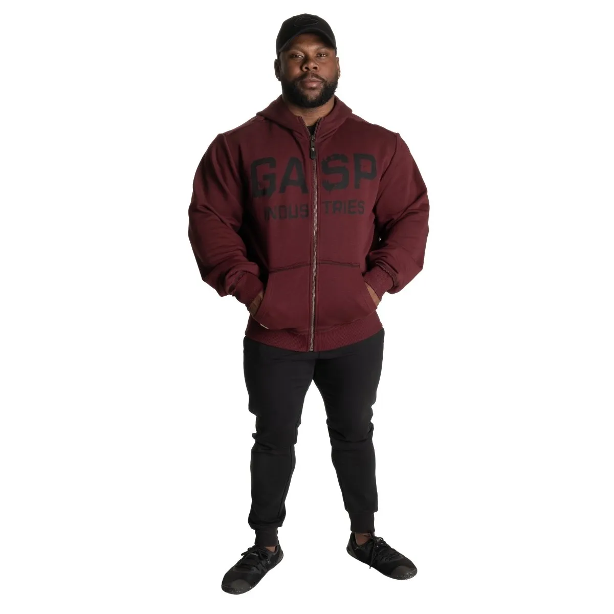 GASP Layered Hood - Maroon