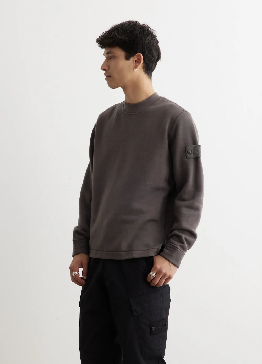 Ghost Oversized Crewneck Sweatshirt