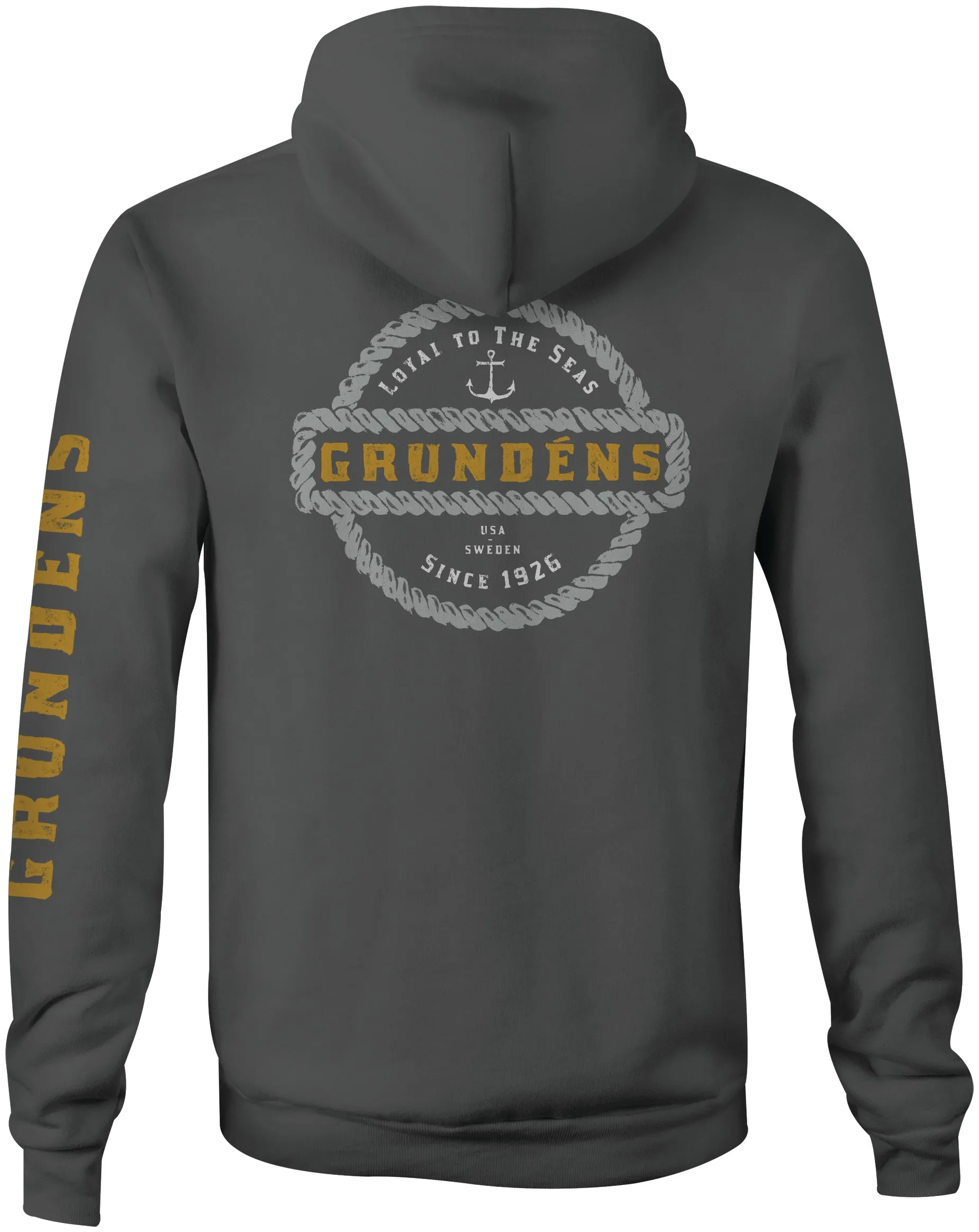 GrundÃ©ns Men's Rope Knot Logo Hoodie