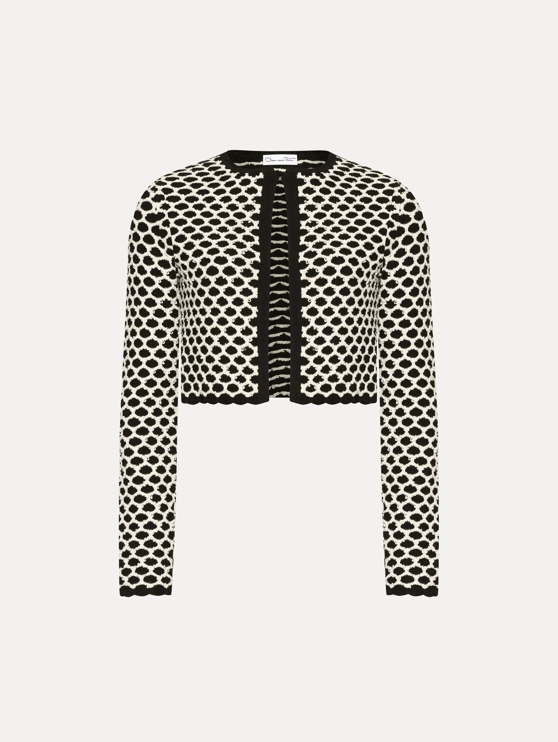 Honeycomb Sequin Knit Jacket