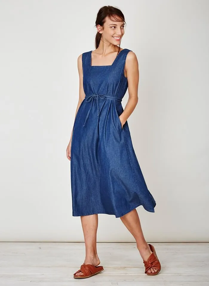 Iris Tencel Denim Midi Dress