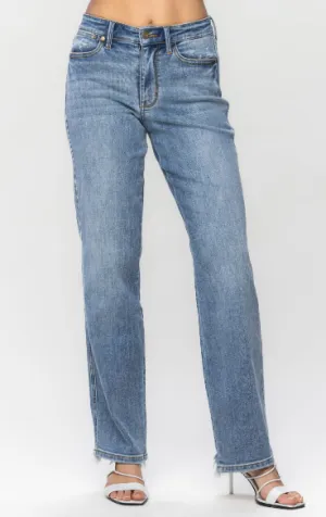 JUDY BLUE MR Yoke Cell Phone Pocket Dad Jean