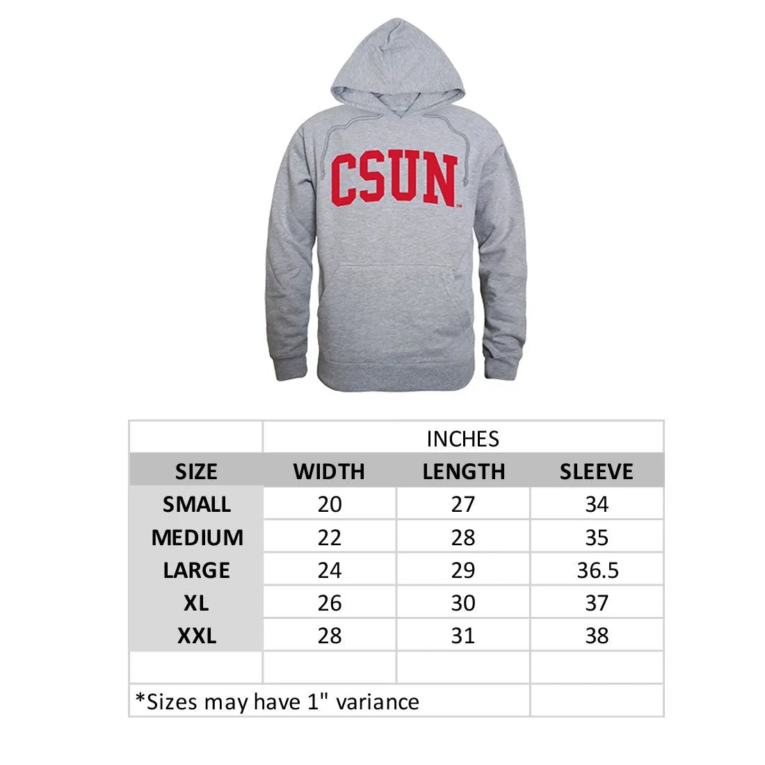 Lake Erie College Game Day Hoodie Sweatshirt Heather Grey