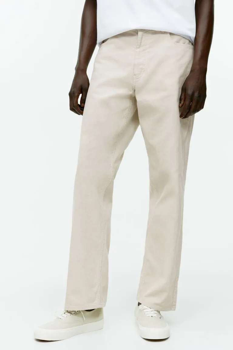 LOOSE ARKET corduroy trousers