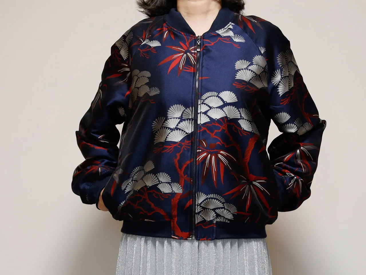 <J08BR> KABUKI BOMBER Jacket Mens