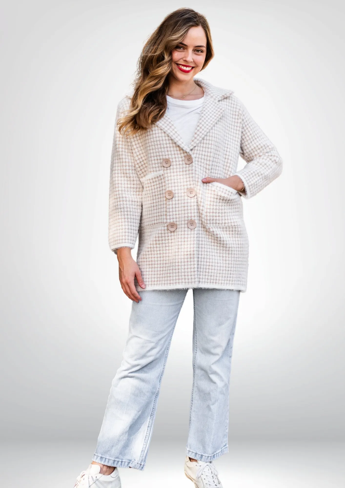Maggie Soft Coatigan |  White