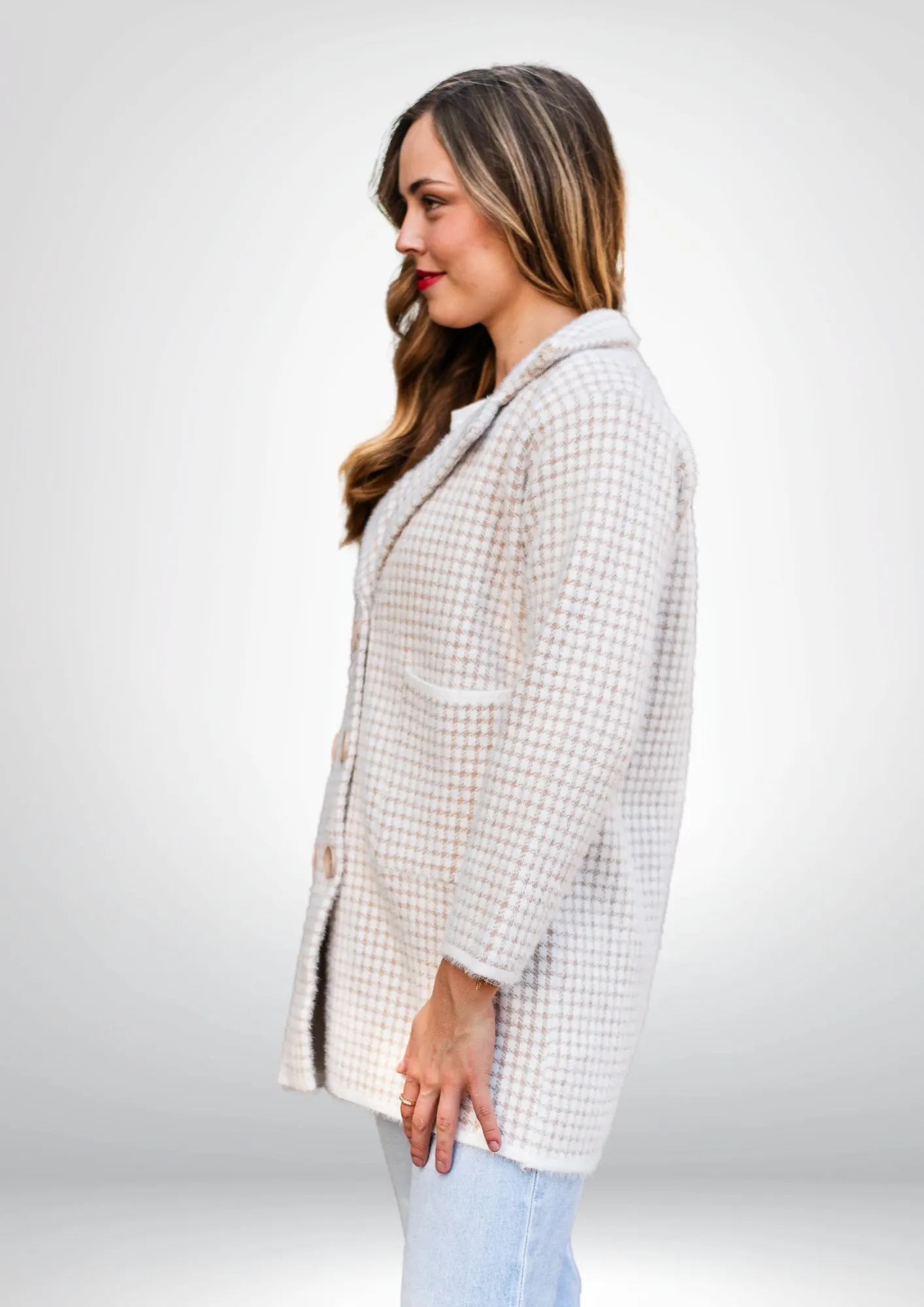 Maggie Soft Coatigan |  White