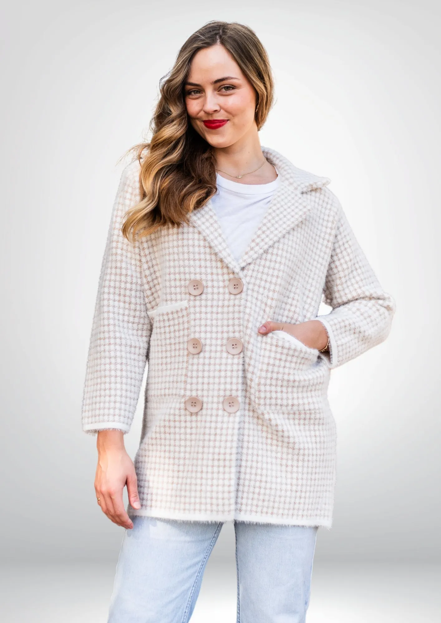 Maggie Soft Coatigan |  White