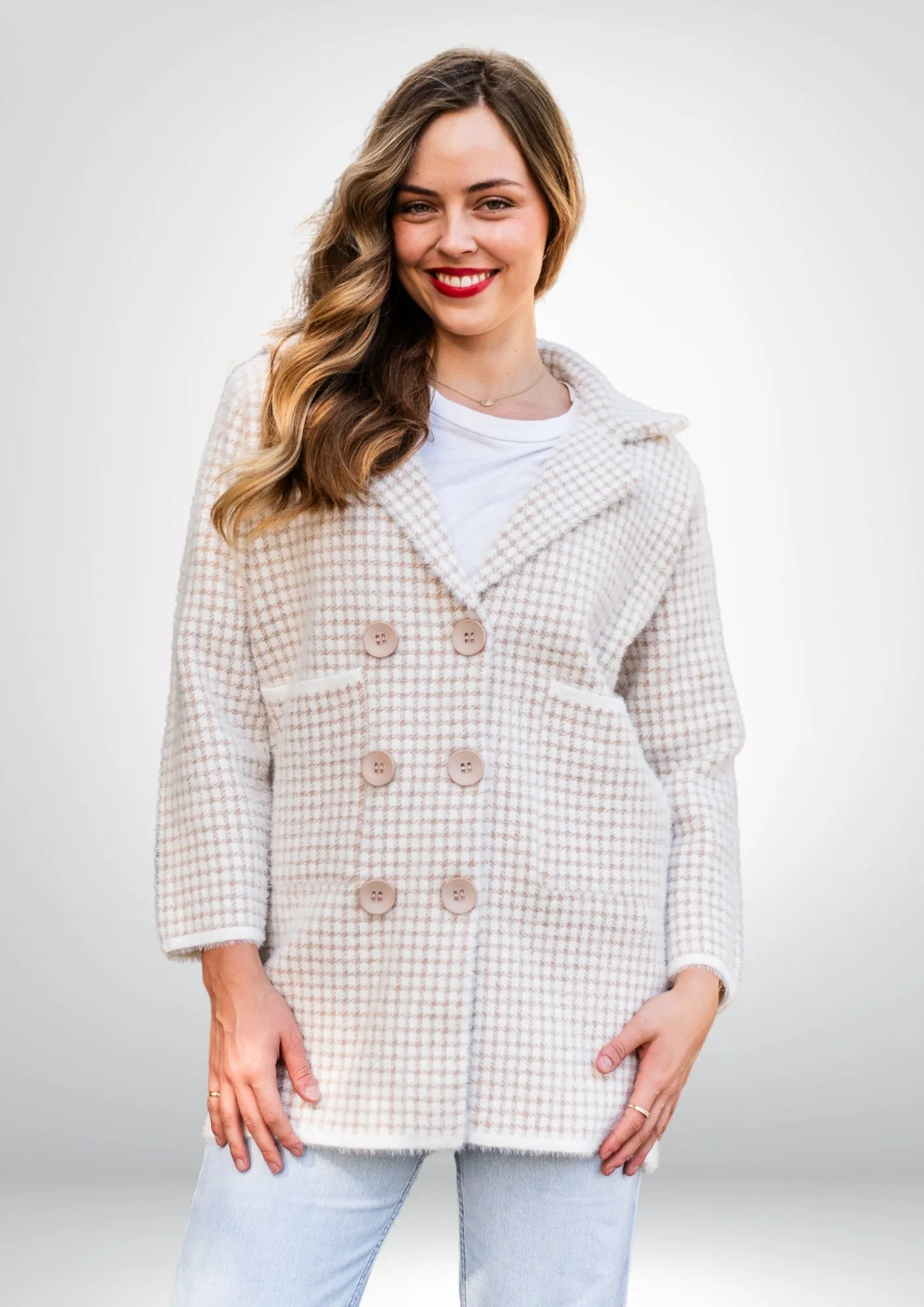 Maggie Soft Coatigan |  White