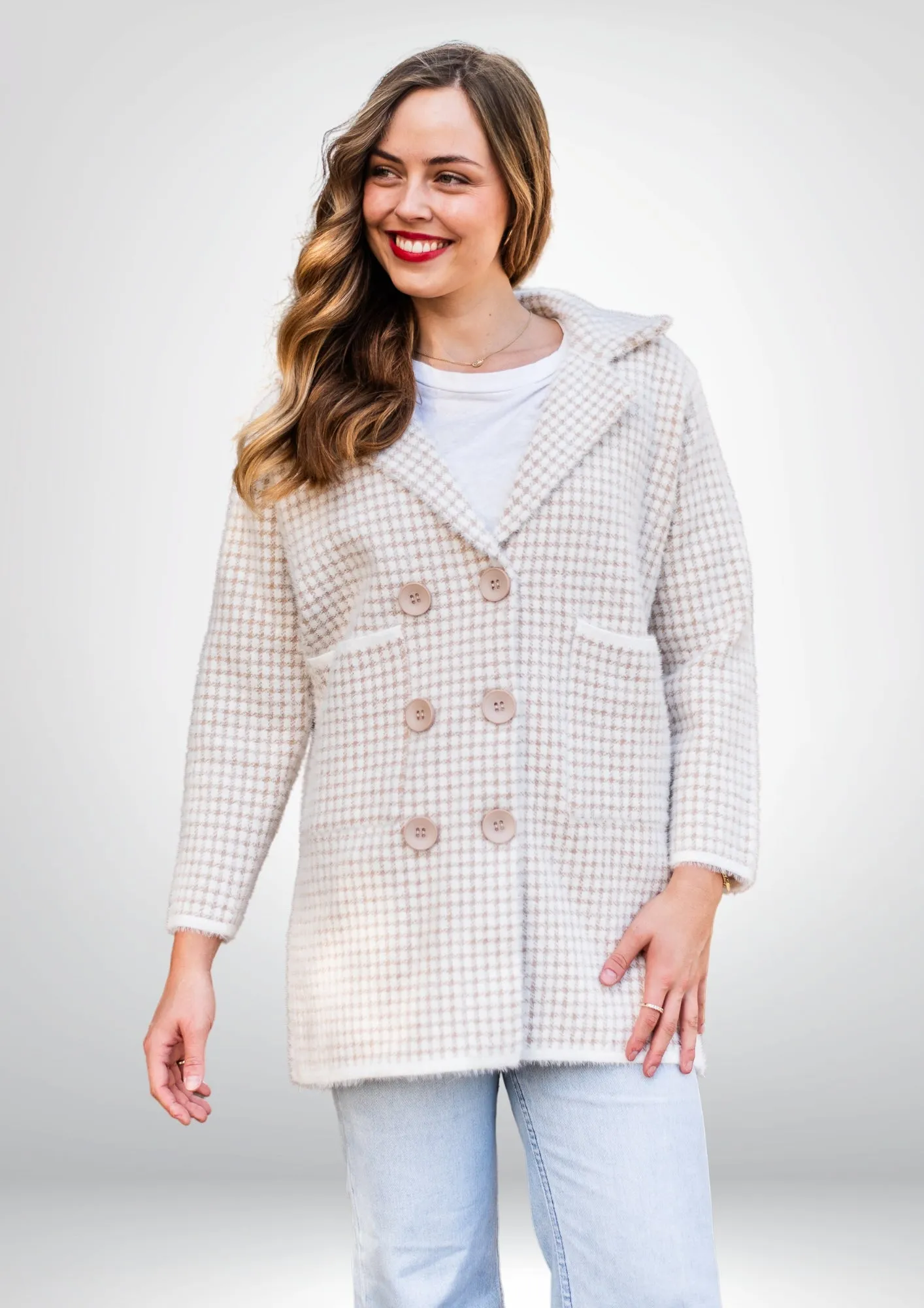 Maggie Soft Coatigan |  White