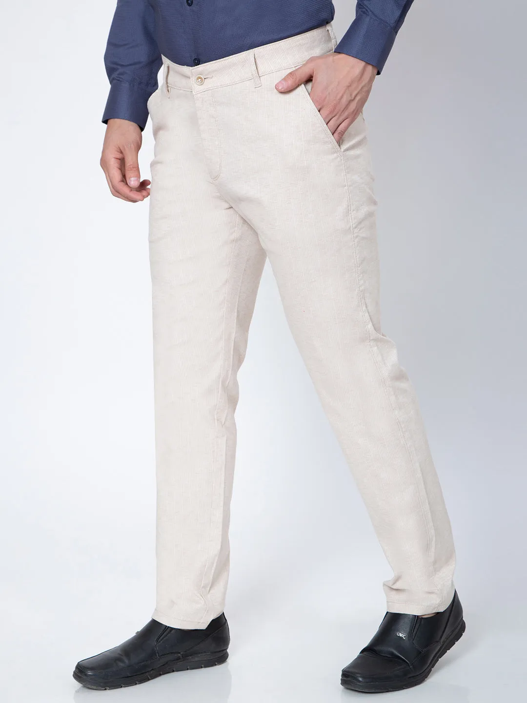 Mens Cotton Formal Trouser