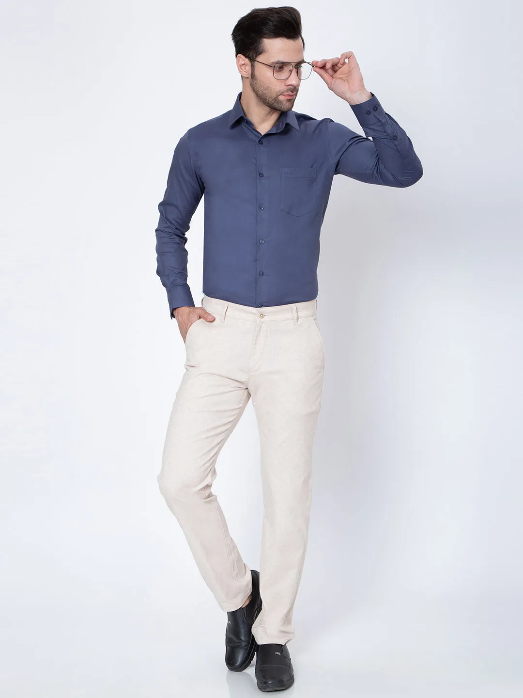 Mens Cotton Formal Trouser