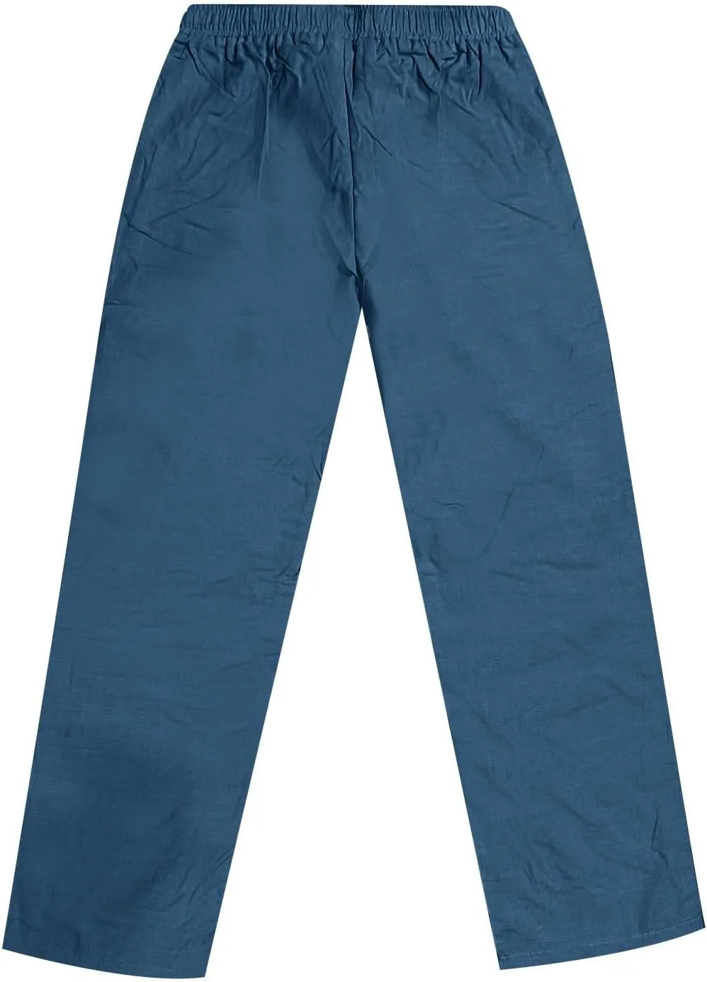 Men's Summer Cotton and Linen Solid Color Drawstring Loose Casual Outdoor Beach Pants 2025