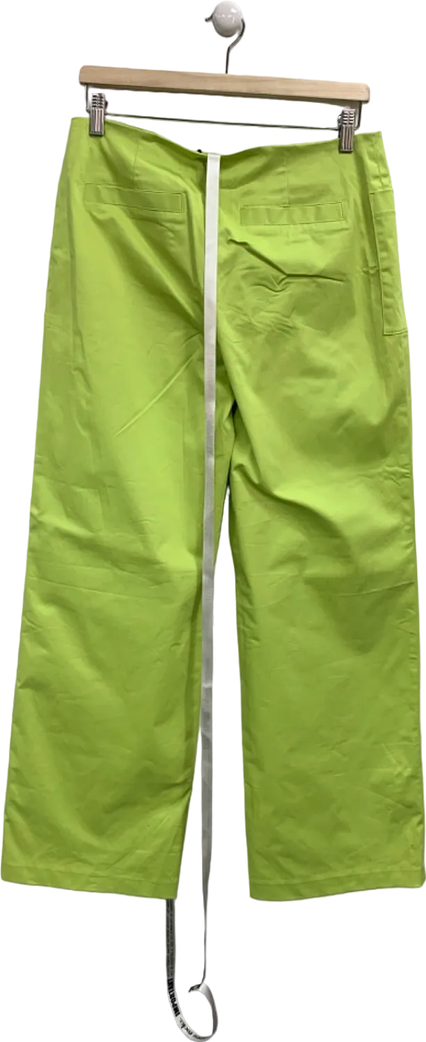 Mistress Rocks Lime Leaf Relaxed Fit Trousers UK M