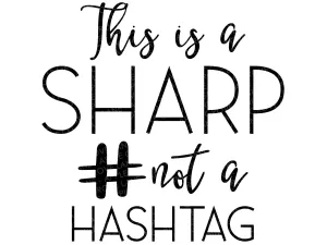 Music Svg - Music Teacher Svg - Sharp Not Hashtag Svg - Music Sharp Svg - Music Life Svg - Music Notes Svg - Musician Svg - Music Sign